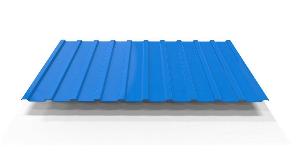 Профлист (профнастил) заборный стеновой С10 1150/1000 окрашенный