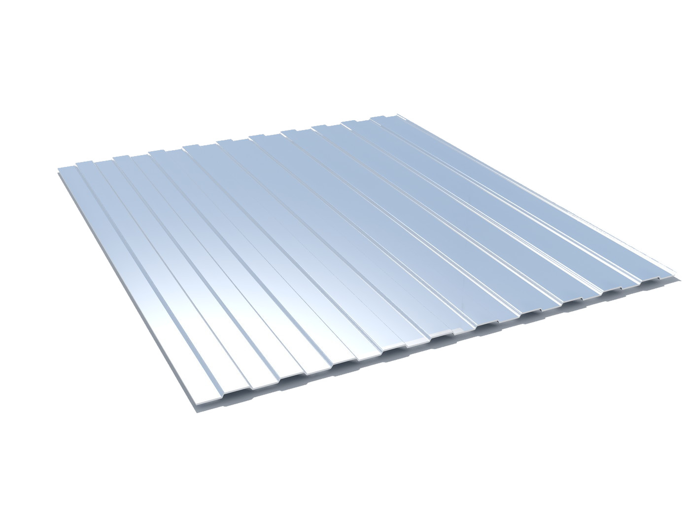 Профлист (профнастил) заборный стеновой С8 1200/1150 оцинкованный