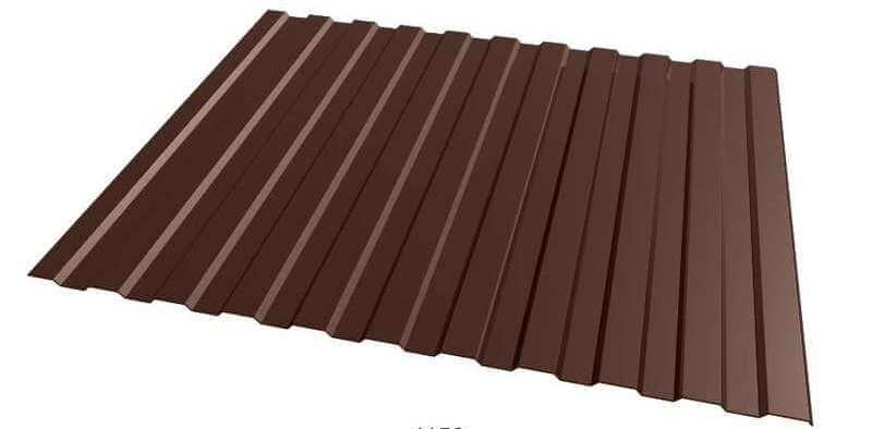 Профлист (профнастил) заборный стеновой С8 1200/1150 окрашенный