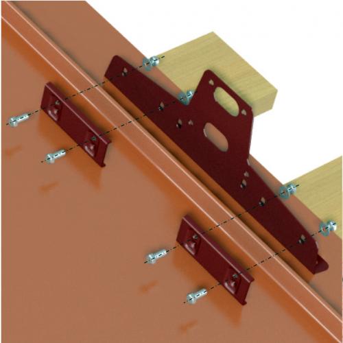 Снегозадержатель трубчатый для фальца овальная труба НИКА 3м