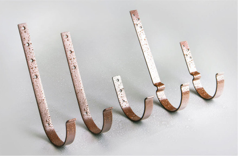 Держатель желоба Ø125 длинный 8017 Ника