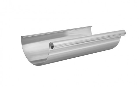 Желоб водосточный Ø125, 3м цинк Ника