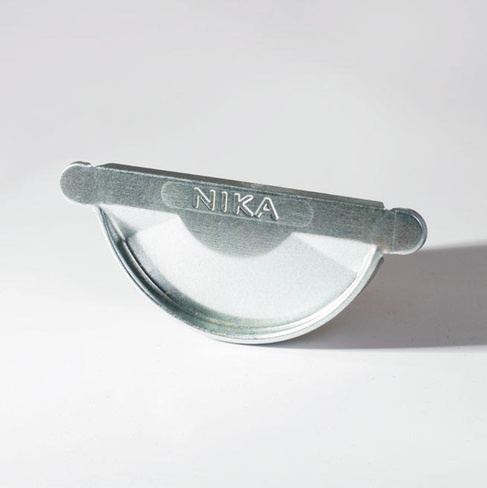 Заглушка желоба Ø125 цинк Ника