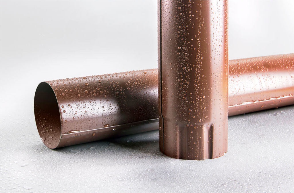 Труба водосточная Ø100, 3м 8017 Ника