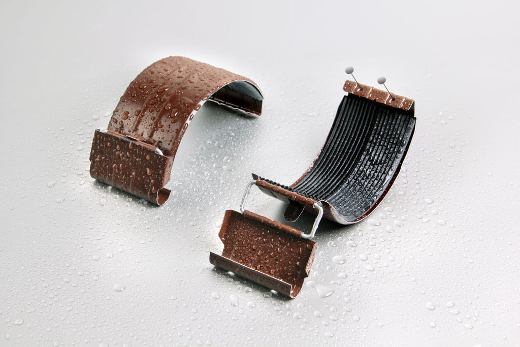 Соединитель желоба Ø125 окрашенный Ника