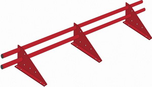 Снегозадержатель трубчатый овал, 3м КМП