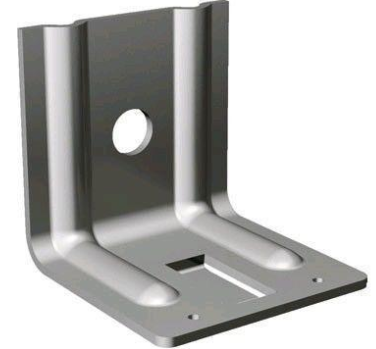 Кронштейн крепежный усиленный ККУ  Zn оцинкованный