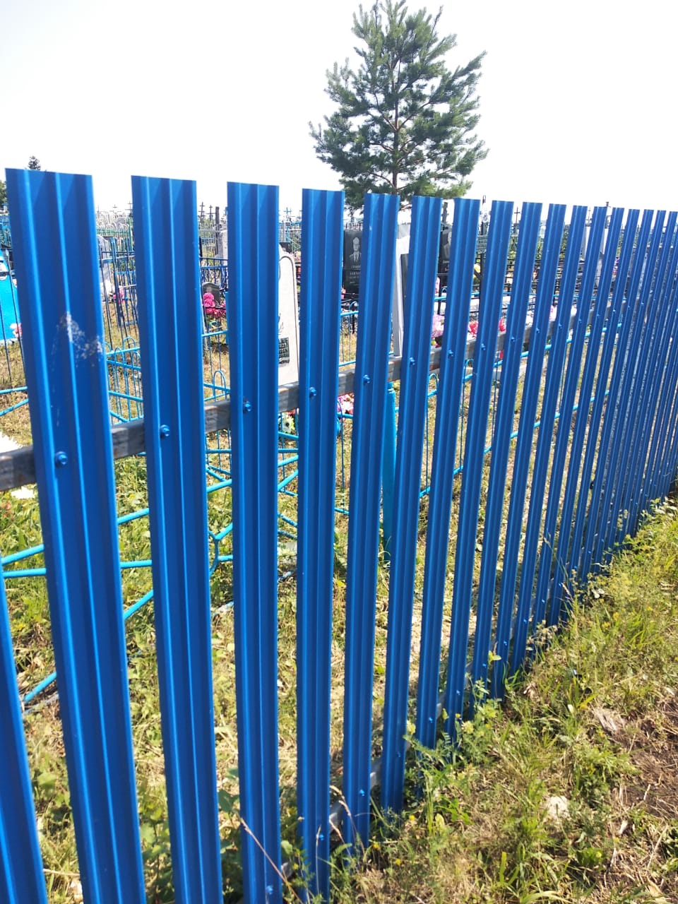 Штакетник Прованс 100мм ультрамарин RAL5002