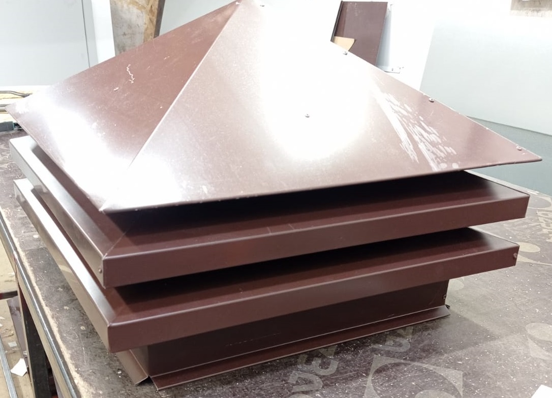 Колпак на столб жалюзийный ТИП1